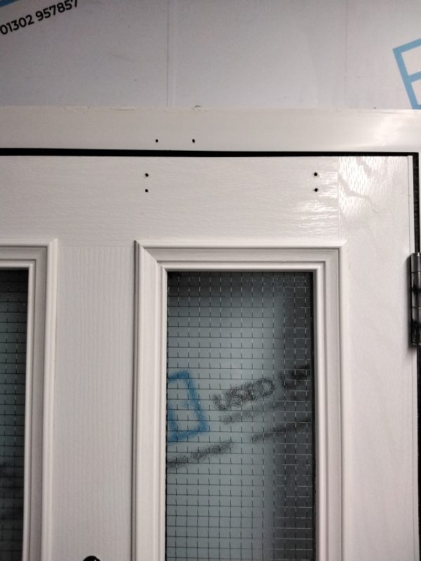 Used White Composite Front Door 830mm x 2005mm 0011 - Image 6