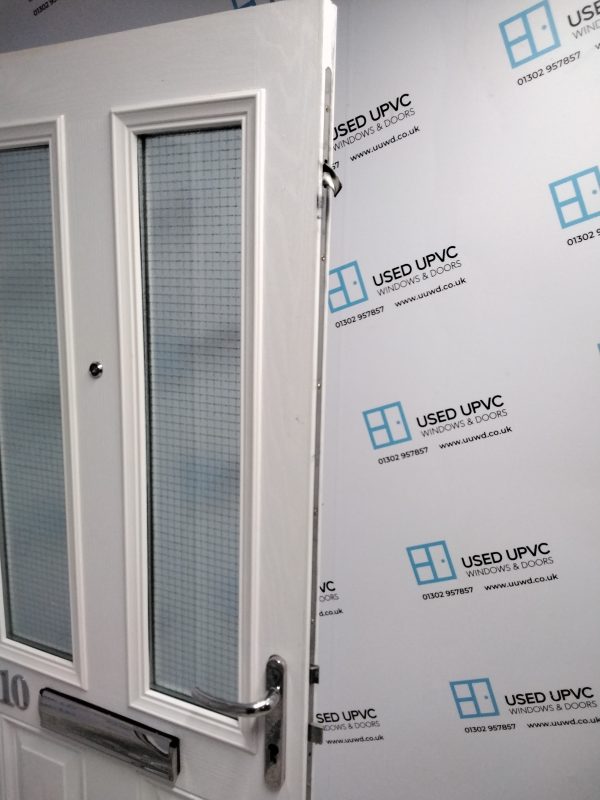 Used White Composite Front Door 830mm x 2005mm 0011 - Image 4