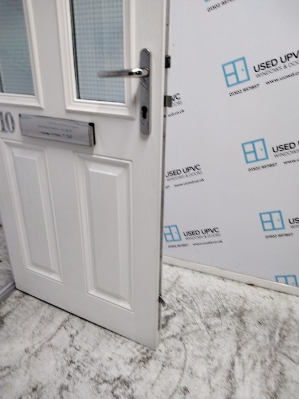 Used White Composite Front Door 830mm x 2005mm 0011 - Image 5