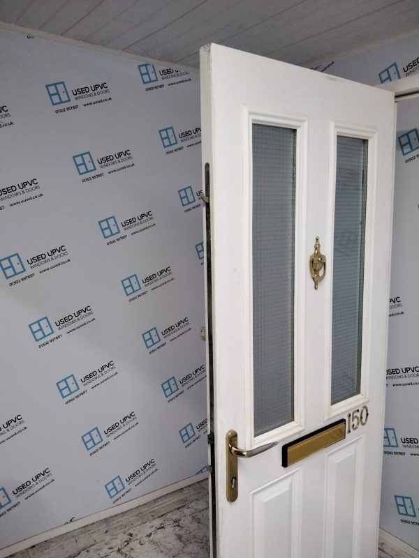 Used White Composite Front Door 880mm x 2080mm 0069 - Image 4