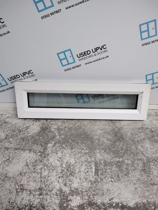 Used White Upvc Window (Toplight) 890mm x 250mm W0188 - Image 2