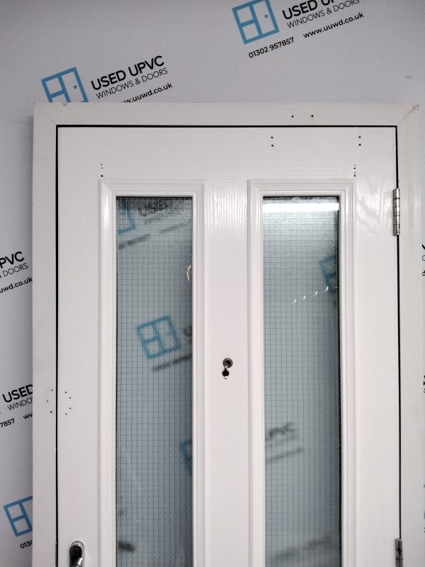 Used White Composite Front Door 900mm x 2070mm 0094 - Image 6