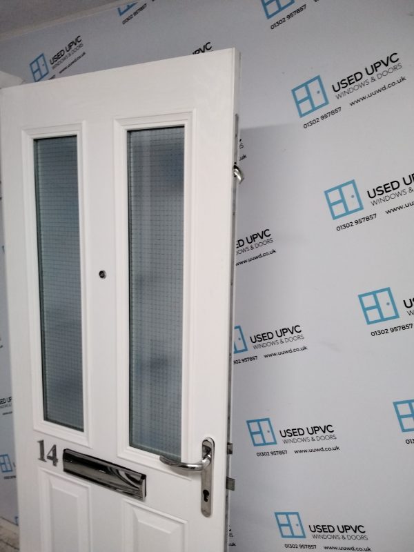 Used White Composite Front Door 900mm x 2070mm 0094 - Image 4