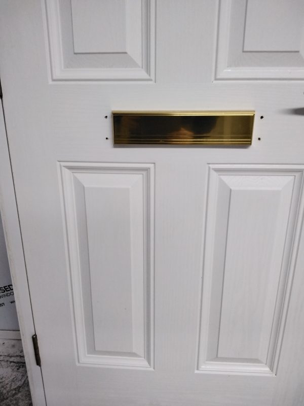 Used White Composite Front Door 880mm x 2070mm 0096 - Image 6