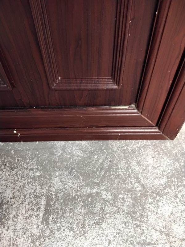 Used Rosewood Upvc Front Door 910mm x 2045mm 0099 - Image 10