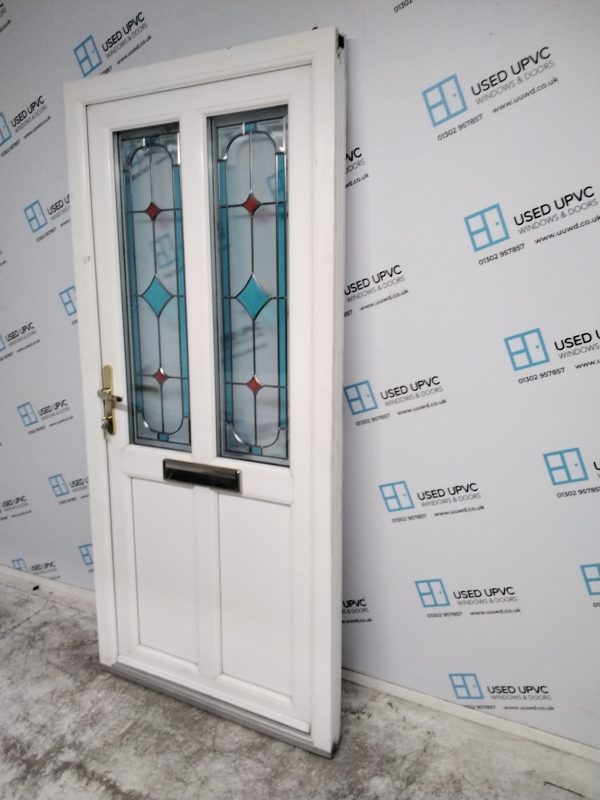 Used White Upvc Front Door 955mm x 2040mm 0102 - Image 6
