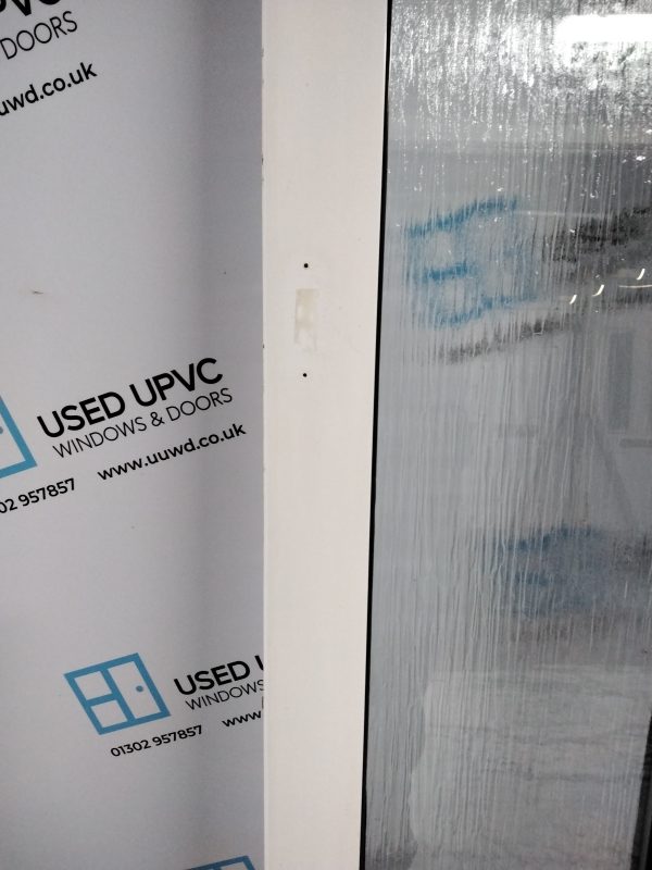 Used White Upvc Front Door And Side Panel 1595mm x 2035mm DS006 - Image 6