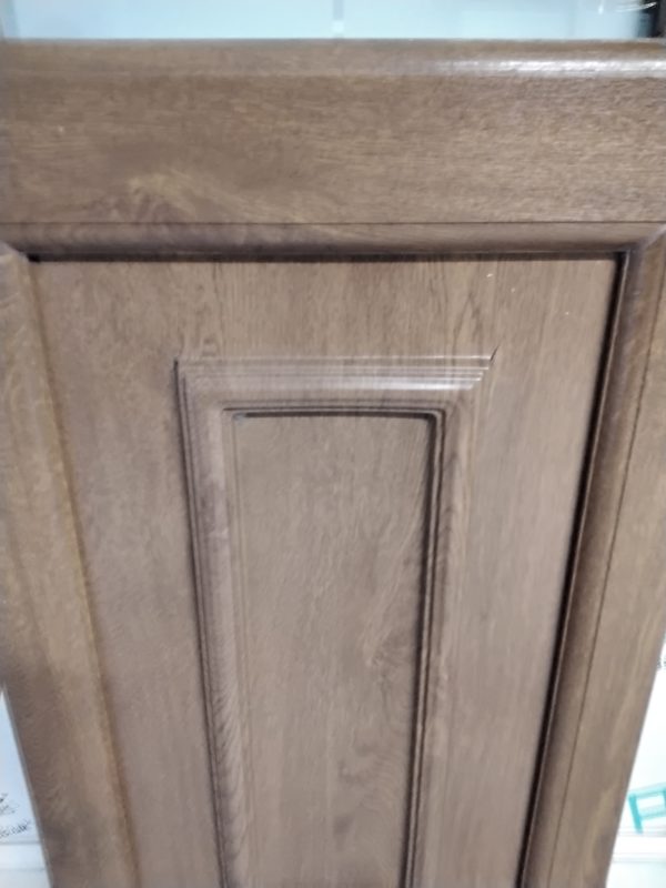 Used Oak Upvc Side Panel 495mm x 2085mm SP017 - Image 3