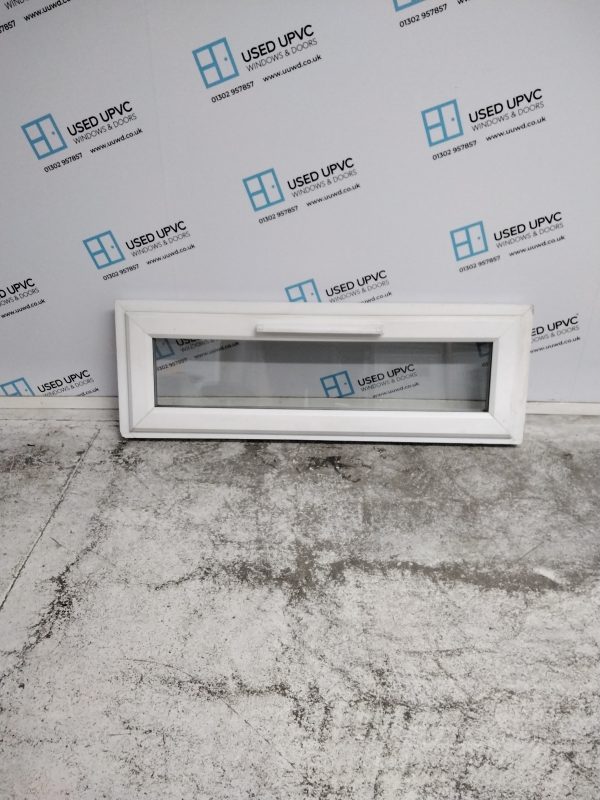 Used White Upvc Window 1215mm x 415mm W0050