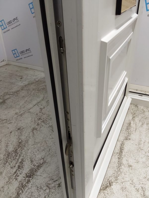 Used White Upvc Front Door And Side Panel 1400mm x 2070mm DS013 - Image 6
