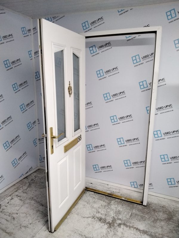 Used White Composite Front Door 935mm x 2085mm 0092 - Image 3