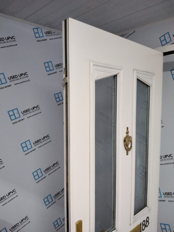 Used White Composite Front Door 935mm x 2085mm 0092 - Image 4