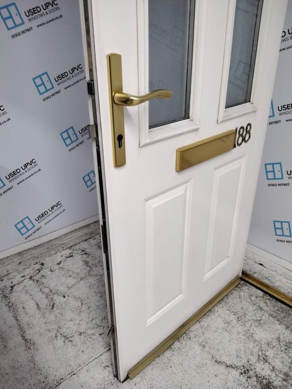 Used White Composite Front Door 935mm x 2085mm 0092 - Image 5