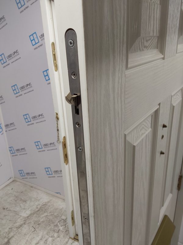 Used White Composite Front Door 900mm x 1980mm 0128 - Image 5
