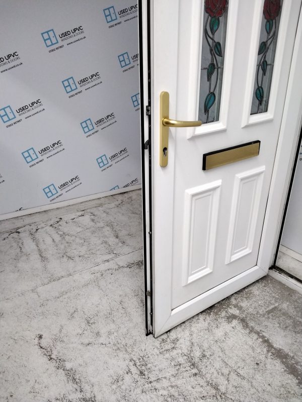 Used White Upvc Front Door 920mm x 2025mm 0131 - Image 5