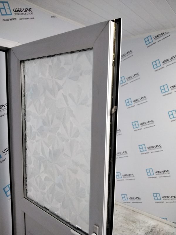 Used White Upvc Back Door 890mm x 2005mm 0087 - Image 4
