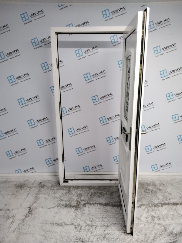 Used White Upvc Front Door 910mm x 2040mm 0149 - Image 3