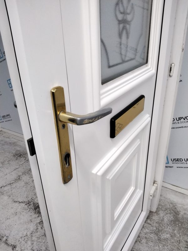 Used White Upvc Front Door 910mm x 2040mm 0149 - Image 7
