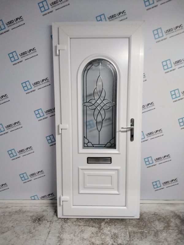 Used White Upvc Front Door 920mm x 2090mm 0155 - Image 2