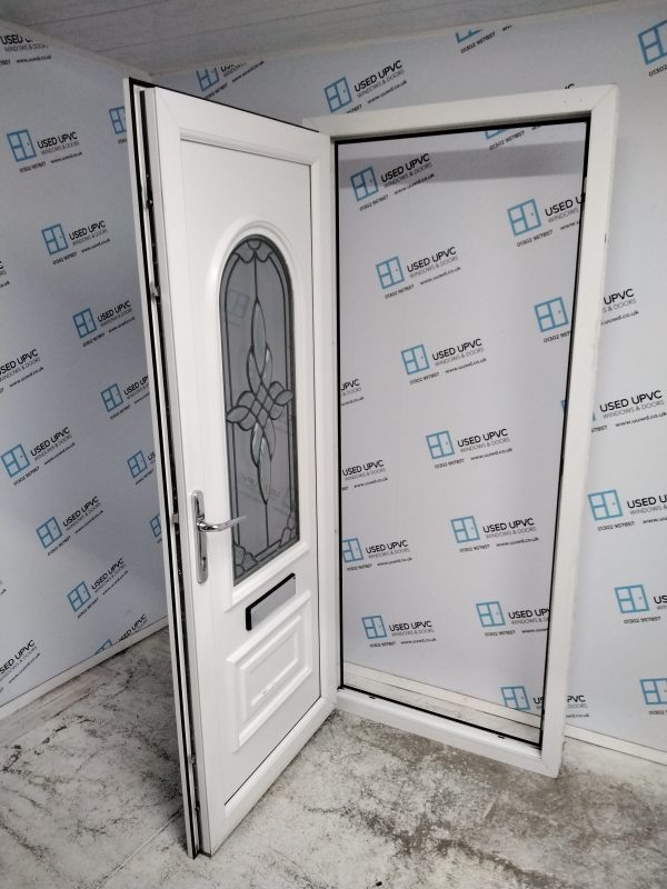 Used White Upvc Front Door 920mm x 2090mm 0155 - Image 3