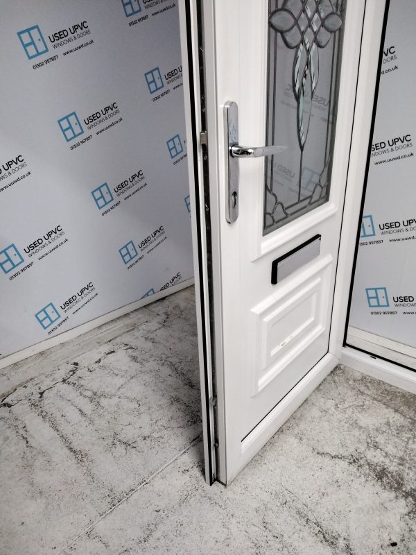 Used White Upvc Front Door 920mm x 2090mm 0155 - Image 5