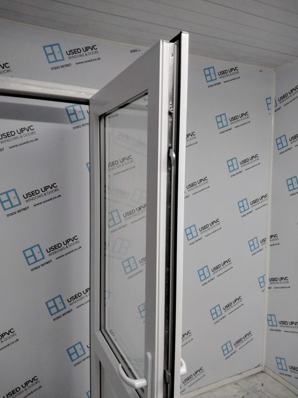 Used White Upvc Back Door 865mm x 2040mm 0162 - Image 4