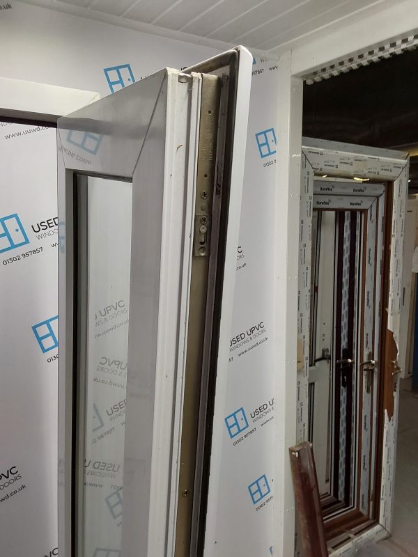 Used White Upvc French Doors 1245mm x 2060mm EA3 - Image 7