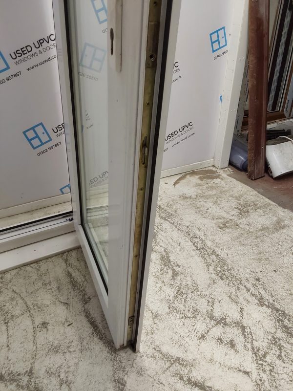Used White Upvc French Doors 1245mm x 2060mm EA3 - Image 9