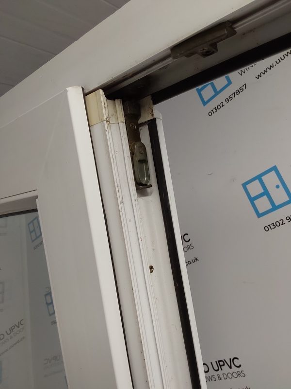 Used White Upvc French Doors 1245mm x 2060mm EA3 - Image 5