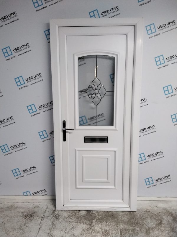 Used White Upvc Front Door 930mm x 2060mm 0164