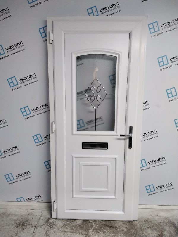 Used White Upvc Front Door 930mm x 2060mm 0164 - Image 2