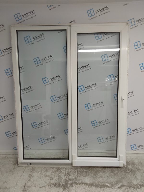 Used White Upvc Sliding Patio Doors 1695mm x 2175mm EA4 - Image 2