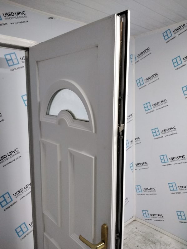 Used White Upvc Back Door 835mm x 2040mm 0181 - Image 4