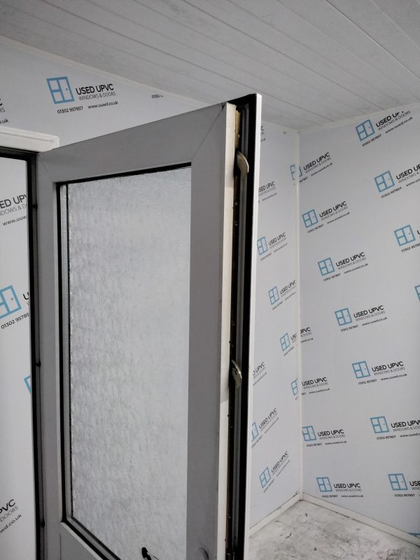 Used White Upvc Back Door 810mm x 2000mm 0194 - Image 4