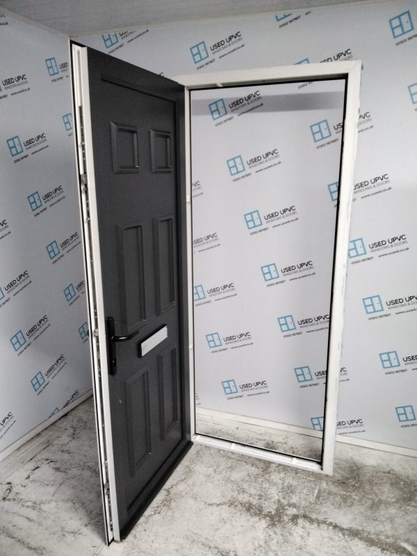 Used Anthracite Grey Upvc Front Door 905mm x 2060mm 0197 - Image 3