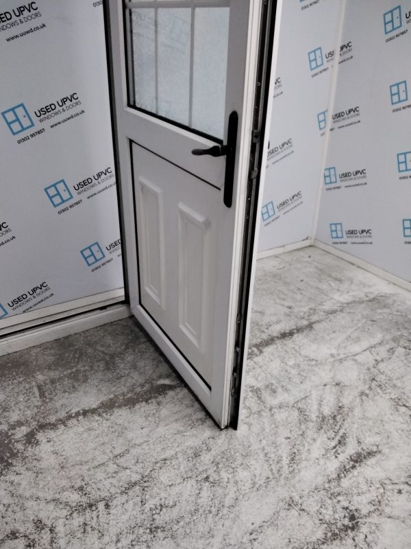 Used White Upvc Back Door 890mm x 2020mm 0198 - Image 5