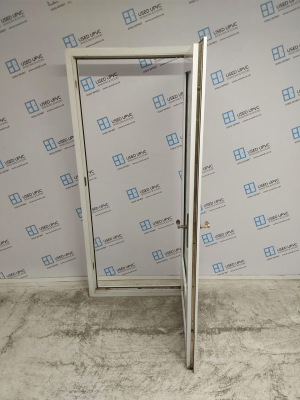 Used White Upvc Back Door 910mm x 2025mm (reduce to 890mm) 0212 - Image 3