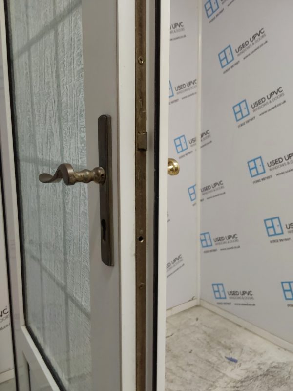 Used White Upvc Back Door 910mm x 2025mm (reduce to 890mm) 0212 - Image 7