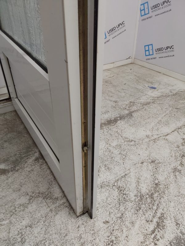 Used White Upvc Back Door 910mm x 2025mm (reduce to 890mm) 0212 - Image 8