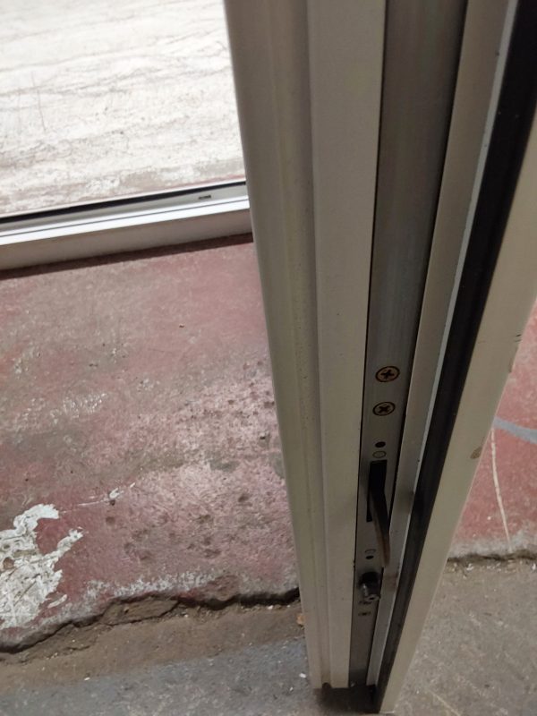 Used White Upvc Front Door And Toplight 850mm x 2420mm 0213 - Image 6