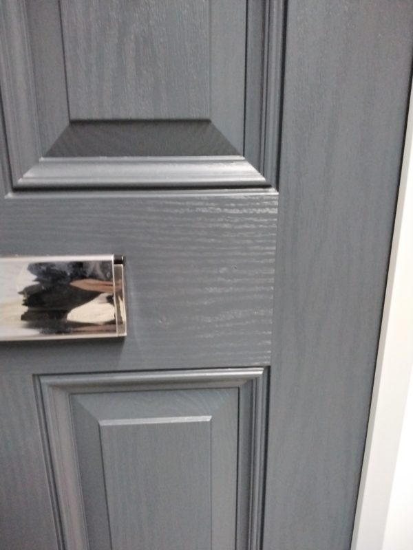 Used Anthracite Grey Composite Front Door 915mm x 1950mm 0218 - Image 6