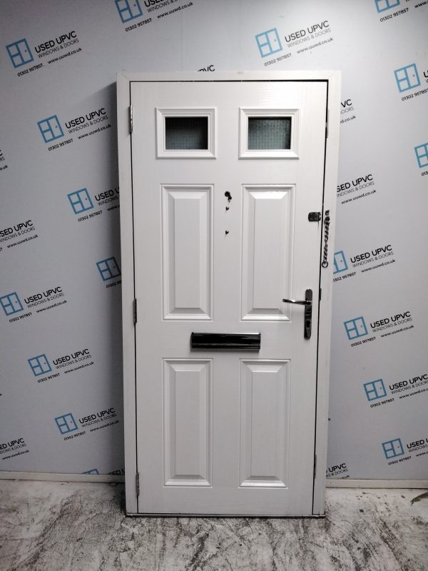 Used Anthracite Grey Composite Front Door 915mm x 1950mm 0218 - Image 2