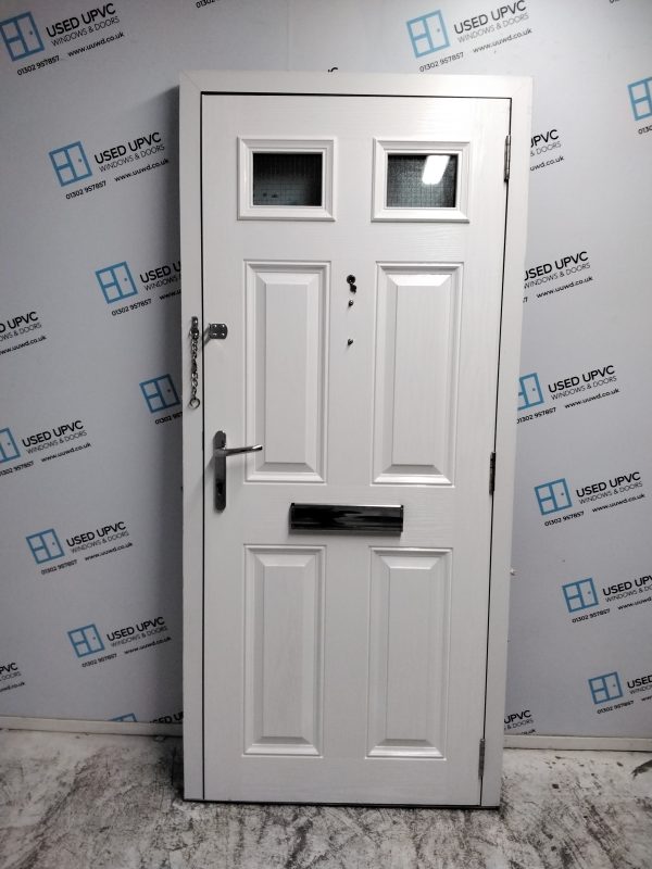 Used Anthracite Grey Composite Front Door 890mm x 1970mm 0213 - Image 2