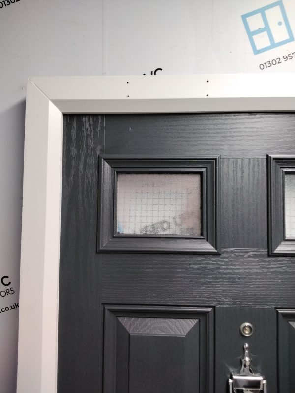 Used Anthracite Grey Composite Front Door 890mm x 1970mm 0213 - Image 6