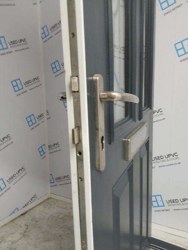 Used Anthracite Grey Composite Front Door 930mm x 2100mm 0221 - Image 6