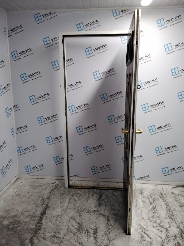 Used Red Composite Front Door 920mm x 2080mm 0228 - Image 3