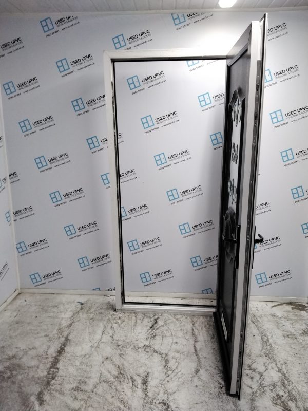 Used Anthracite Grey Upvc Front Door 920mm x 2060mm 0241 - Image 3