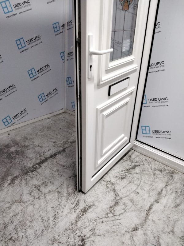 Used White Upvc Front Door 885mm x 2020mm 0003 - Image 5