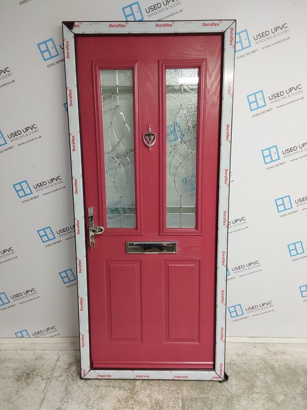 Brand New Pink Composite Front Door And Side 1335mm x 2080mm ND11 - Image 4