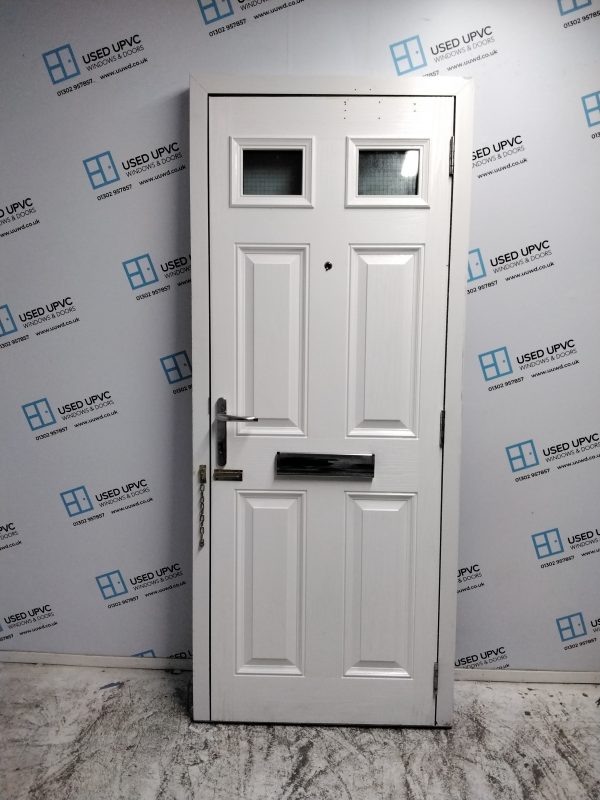 Used Anthracite Grey Composite Front Door 830mm x 2000mm 0067 - Image 2